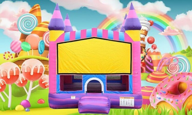 Cotton Candy Bounce House 