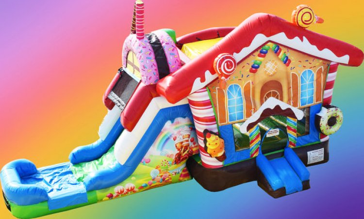 Sweet Treats Candy Bounce Slide Combo 