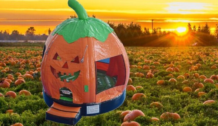 Jack O Lantern Pumpkin Bounce House 