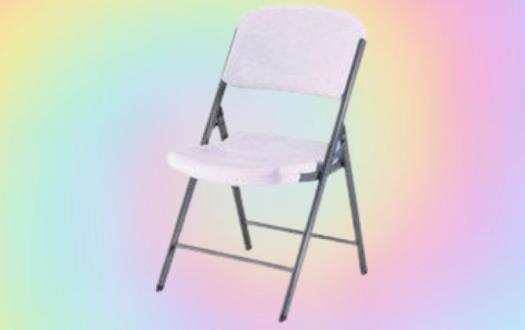 Chairs White Lifetime Folding