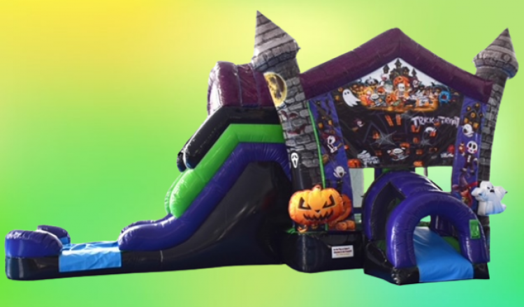 Haunted House Bounce & Slide Combo