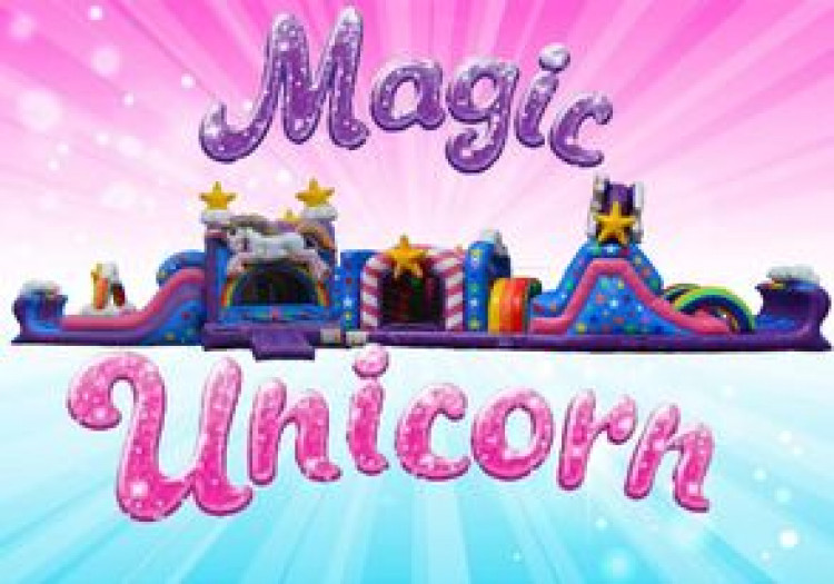 Magical Unicorn Bounce Obstacle Combo 78ft 